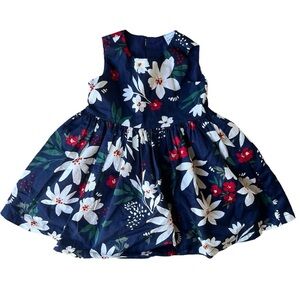 Carter’s Baby Girl Floral Sateen Dress